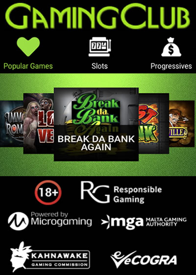 Gaming Club is the most trusted online casinos