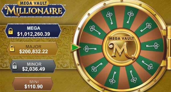 The 4 jackpots to win at Mega Vault Millionaire