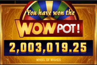 Wow Pot - the incredible pot at this slot machine