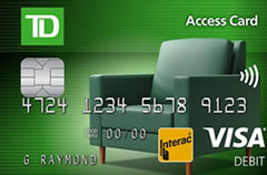 TD Canada Trust interac card