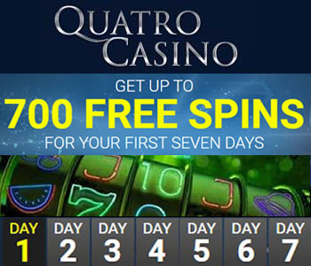 Quatro Casino - 700 free spins in 2021
